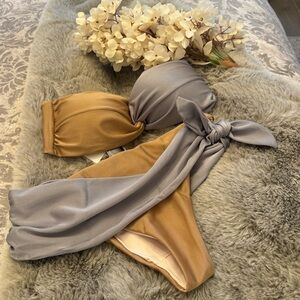 Reina Olga,  Bikini set….Gorgeous material 
NWT Designer Reina OHM